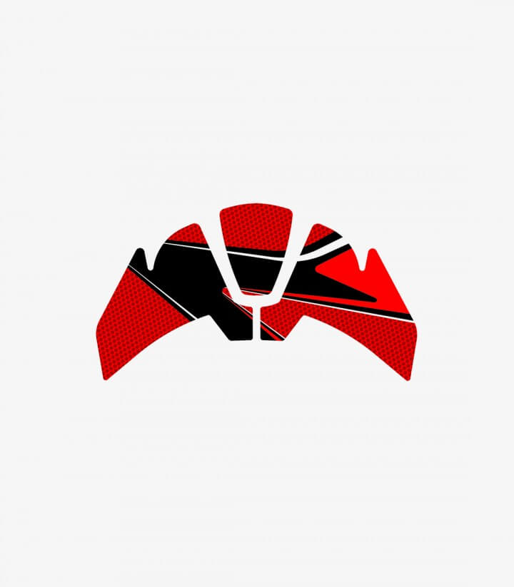 Gabelbrückenschutz Radikal Puig 20829R in Rot für Suzuki GSX-S1000/S950 (22-26)