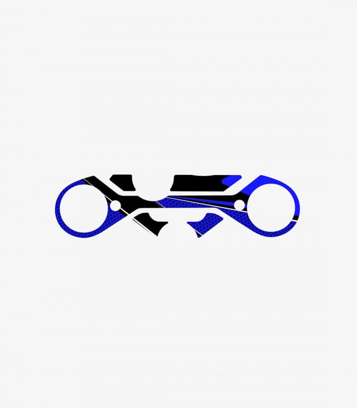 Gabelbrückenschutz Radikal Puig 21381A in Blau für KTM RC125 (22-26), RC390 (22-26)