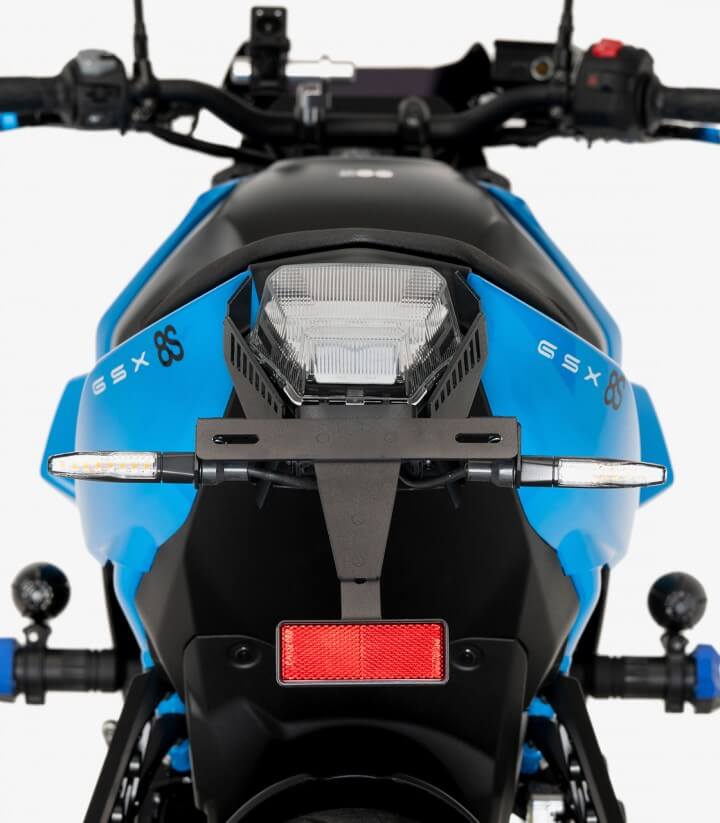 Portamatrículas Puig 21620N para Suzuki GSX-8R/S (2023 - 2024)
