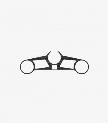 Gabelbrückenschutz Naked Puig 21179U in Grau für Honda CBR500R (22-26)