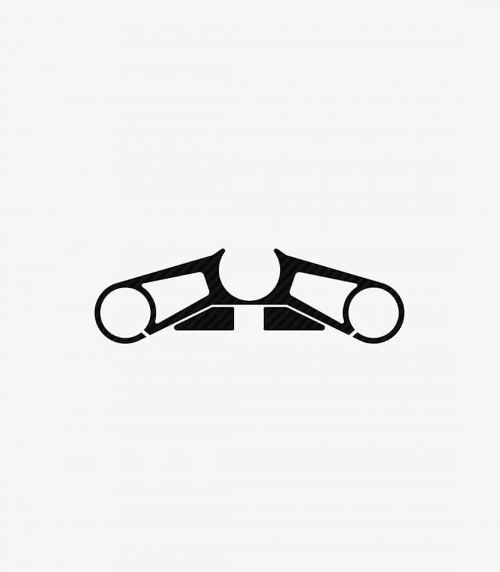 Gabelbrückenschutz Xtreme Puig 3611C in Carbon-Optik für Honda CBR500R (19-21)