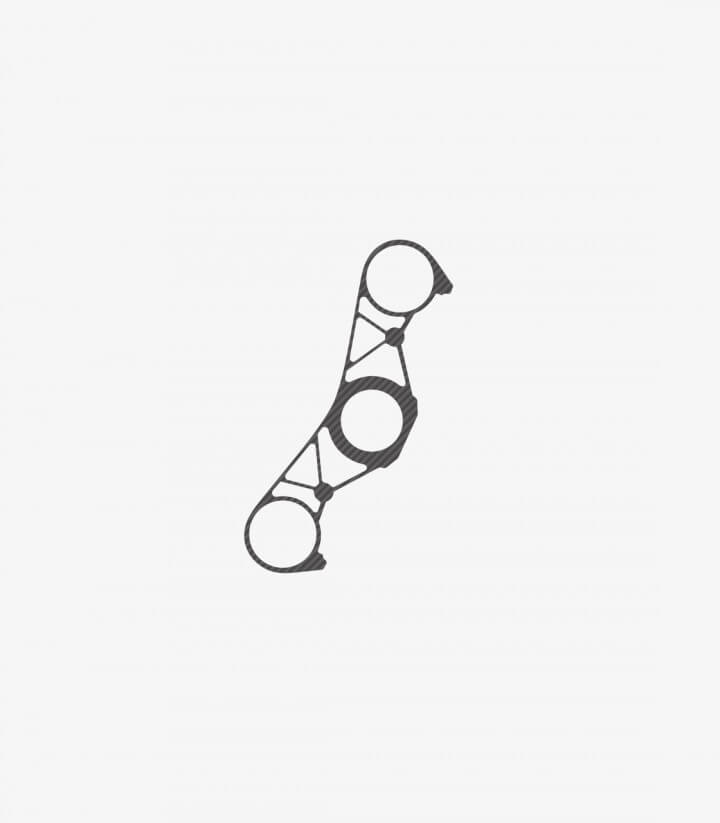 Gabelbrückenschutz Xtreme Puig 5063C in Carbon-Optik für Yamaha YZF-R1 (09-11)