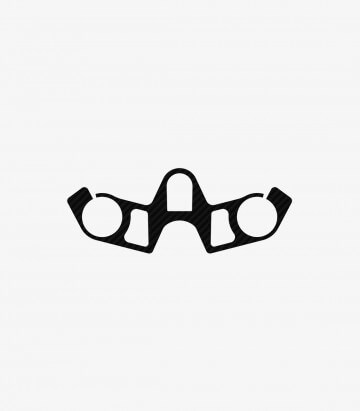 Gabelbrückenschutz Xtreme Puig 9110C in Carbon-Optik für KTM RC125 (14-21), RC390 (14-19)