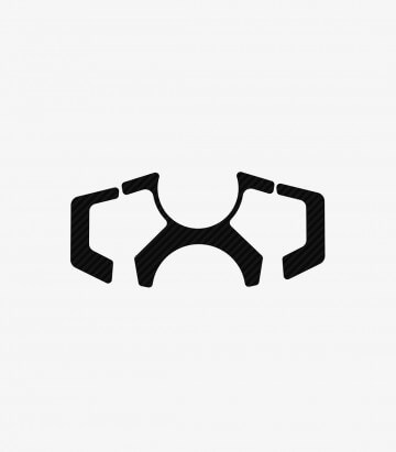 Gabelbrückenschutz Xtreme Puig 9627C in Carbon-Optik für Kawasaki Ninja 400 (18-24)