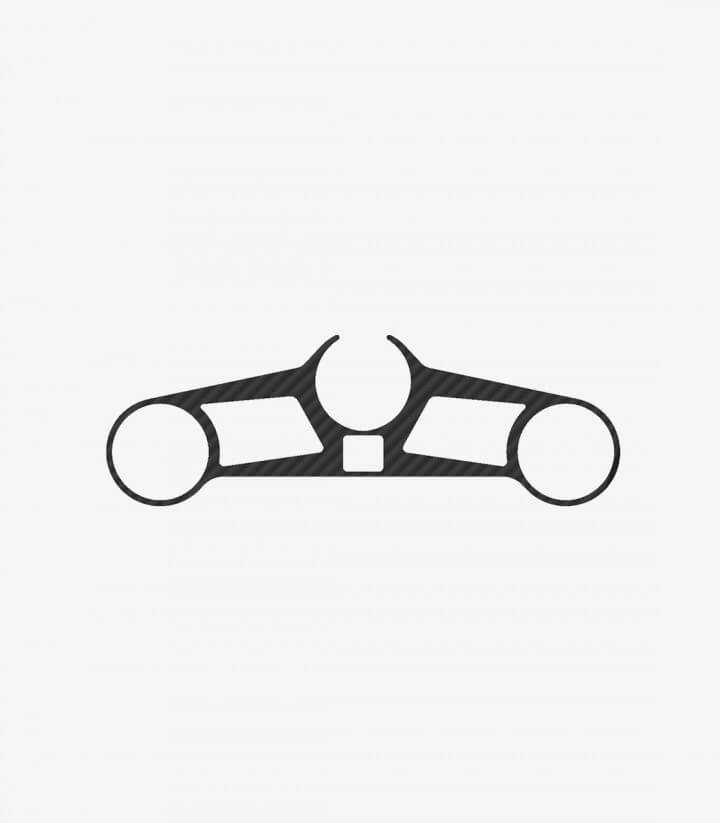 Gabelbrückenschutz Xtreme Puig 21181C in Carbon-Optik für Honda CBR500R (22-26)