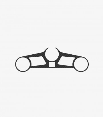 Gabelbrückenschutz Xtreme Puig 21181C in Carbon-Optik für Honda CBR500R (22-26)