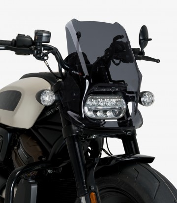 Windschild Puig New Generation Sport Harley-Davidson Sportster S RH1250S (21-26) Dunkel getönt 21321F