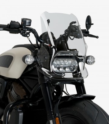 Cúpula Puig Naked New Generation Sport Harley Davidson Sportster S RH1250S (2021 - 2024) Transparente 21321W