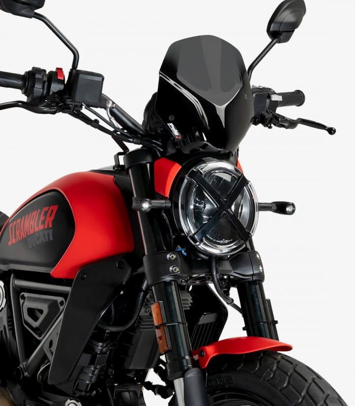 Windschild Puig New Generation Sport Ducati Scrambler Full Throttle/Icon/Nightshift (23-26) Dunkel getönt 21580F