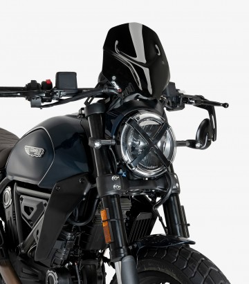 Windschild Puig New Generation Sport Ducati Scrambler Full Throttle/Icon/Nightshift (23-26) Schwarz 21580N