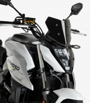 CFMOTO 650 NK (2021 - 2024) Puig Naked New Generation Sport Black Windshield 21653N