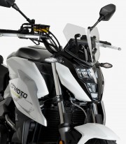 CFMOTO 650 NK (2021 - 2024) Puig Naked New Generation Sport Transparent Windshield 21653W