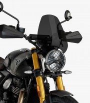 Cúpula Puig Naked New Generation Sport Triumph Scrambler 400X (2024), Speed 400 (2024) Ahumado oscuro 21933F