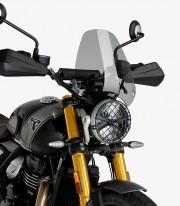 Cúpula Puig Naked New Generation Sport Triumph Scrambler 400X (2024), Speed 400 (2024) Ahumado 21933H