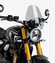 Cúpula Puig Naked New Generation Sport Triumph Scrambler 400X (2024), Speed 400 (2024) Ahumado 21933H