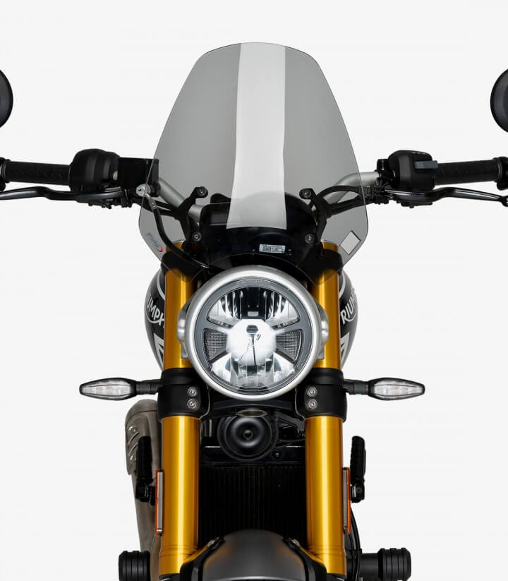 Cúpula Puig Naked New Generation Sport Triumph Scrambler 400X  (2024), Speed 400 (2024) Ahumado 21933H