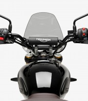 Cúpula Puig Naked New Generation Sport Triumph Scrambler 400X (2024), Speed 400 (2024) Ahumado 21933H