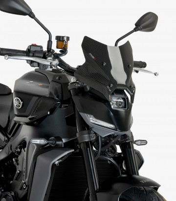 Cúpula Puig Naked New Generation Sport Yamaha MT-09 (2024) Símil carbono 22077C