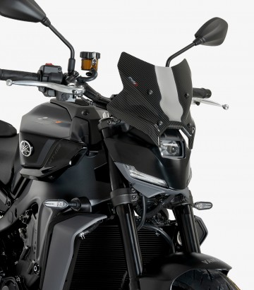 Windschild Puig New Generation Sport Yamaha MT-09 (24-26) Carbon-Optik 22077C