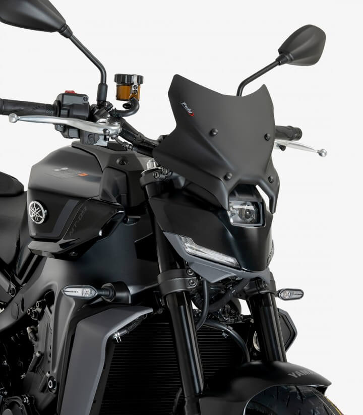 Windschild Puig New Generation Sport Yamaha MT-09 (24-26) Mattschwarz 22077J