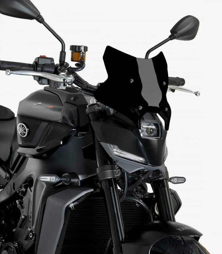 Windschild Puig New Generation Sport Yamaha MT-09 (24-26) Schwarz 22077N