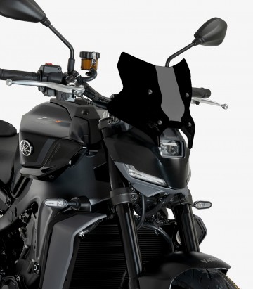 Windschild Puig New Generation Sport Yamaha MT-09 (24-26) Schwarz 22077N