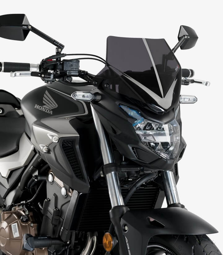 Windschild Puig New Generation Sport Honda CB500F (16-24) Dunkel getönt 21412F