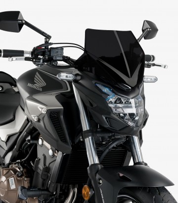 Windschild Puig New Generation Sport Honda CB500F (16-24) Schwarz 21412N