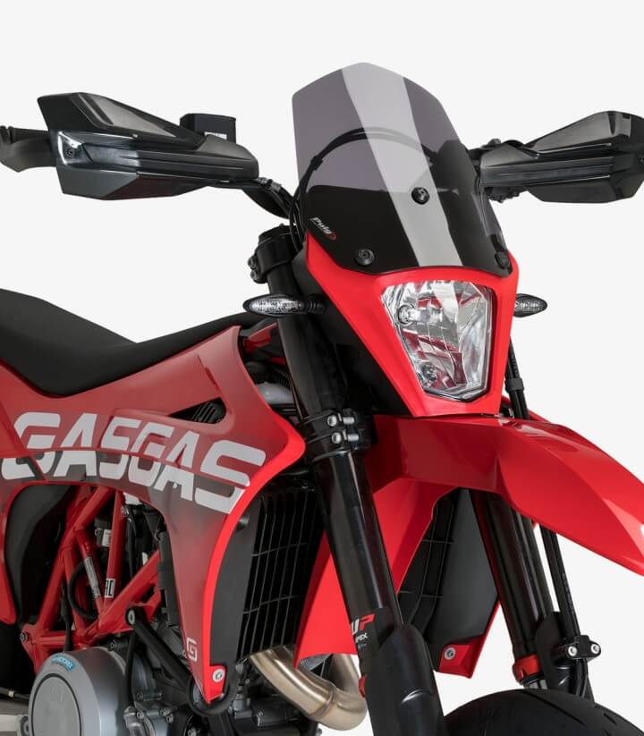 GAS GAS SM700 (2022 - 2024) Puig Naked New Generation Sport Dark Smoked Windshield 21474F