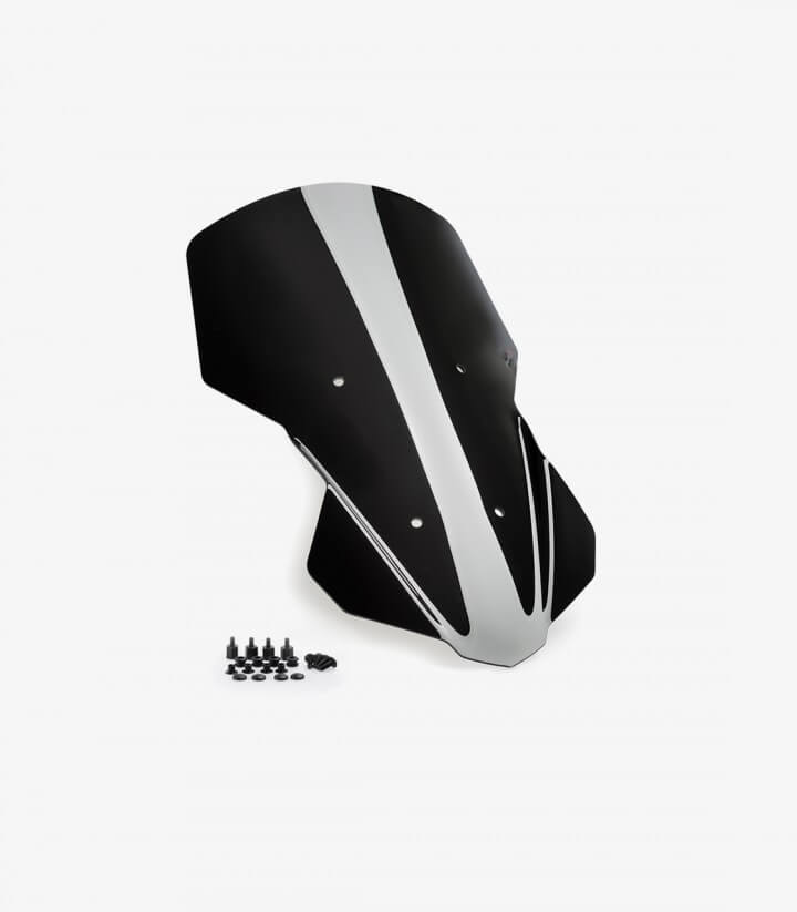 Windschild Puig Touring Yamaha Tracer 7/7 GT (21-24), Tracer 700/700 GT (20) Schwarz 20434N