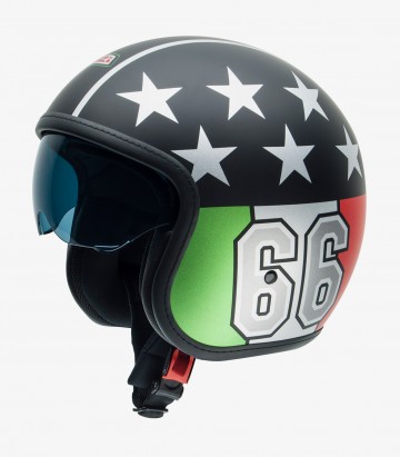 Casco Jet NZI Rolling 3 Italomade Mate 050369A021