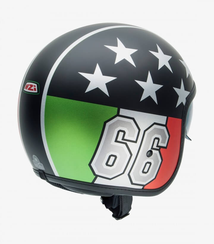 Casco Jet NZI Rolling 3 Italomade Mate 050369A021