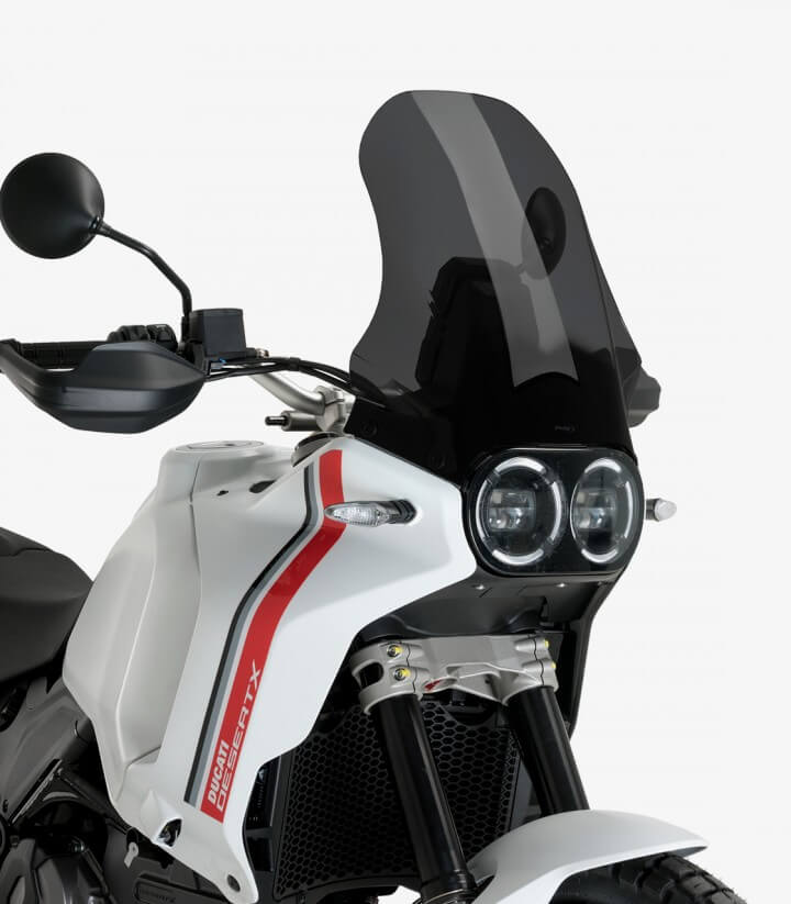 Windschild Puig Touring Ducati DesertX (22-25) Dunkel getönt 21437F