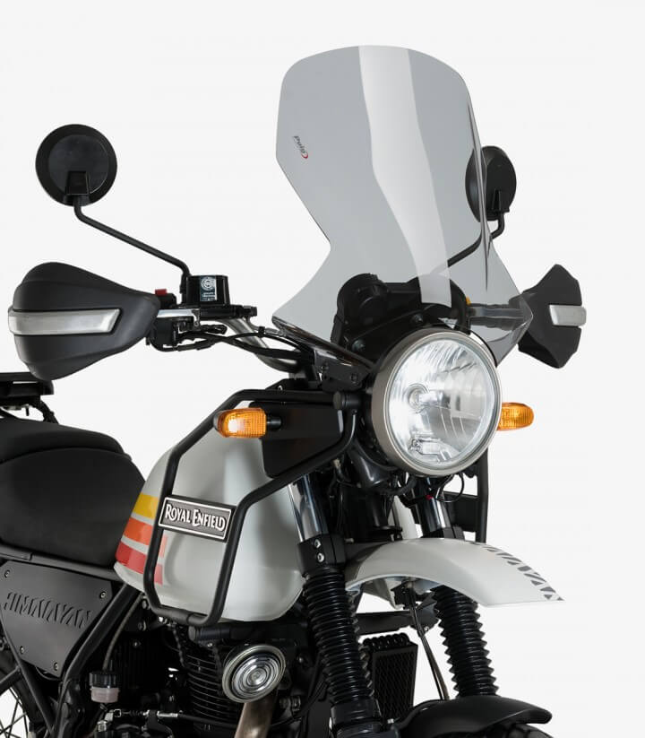 Royal Enfield Himalayan (2018 - 2021) Puig Touring Smoked Windshield 21463H