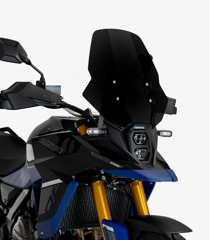 Windschild Puig Touring Suzuki DL800 V-Strom (24-25), V-Strom Tech (23-26), DL800DE V-Strom (23-26) Schwarz 21652N
