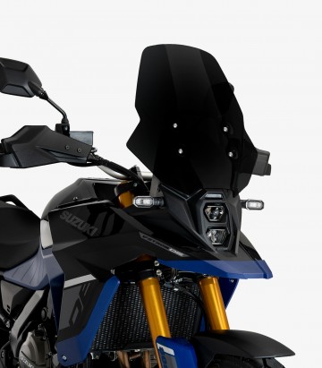 Windschild Puig Touring Suzuki DL800 V-Strom (24-25), V-Strom Tech (23-26), DL800DE V-Strom (23-26) Schwarz 21652N