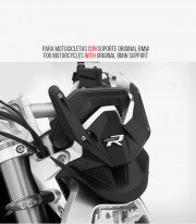 Cúpula Puig New Generation Sport BMW R1250R (2018 - 2024) con soporte original BMW Ahumado oscuro 3623F