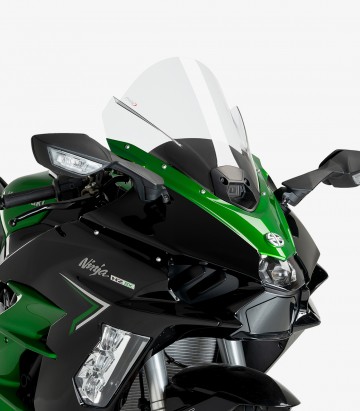 Windschild Puig Z-Racing Kawasaki Ninja H2 SX (23-26) Klar 21714W