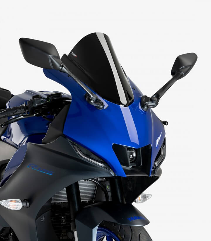 Windschild Puig Z-Racing Yamaha YZF-R125 (23-26) Schwarz 21715N