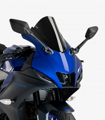 Windschild Puig Z-Racing Yamaha YZF-R125 (23-26) Schwarz 21715N