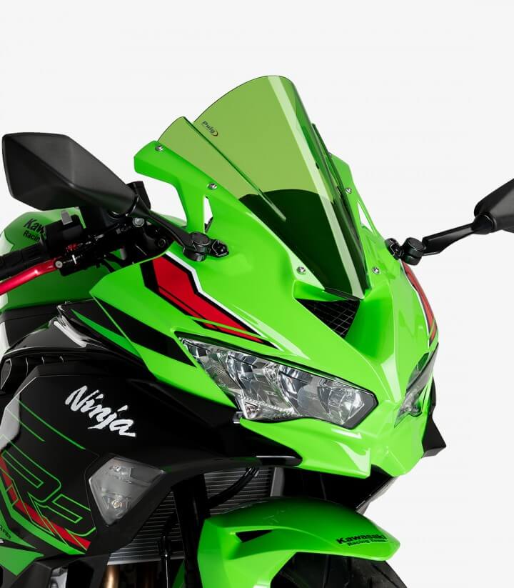 Windschild Puig Z-Racing Kawasaki ZX-4R/RR Ninja (24-26) Grün 21767V