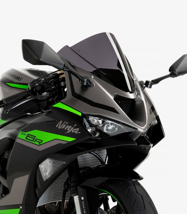 Windschild Puig Z-Racing Kawasaki ZX-6R Ninja (24-26) Dunkel getönt 21831F