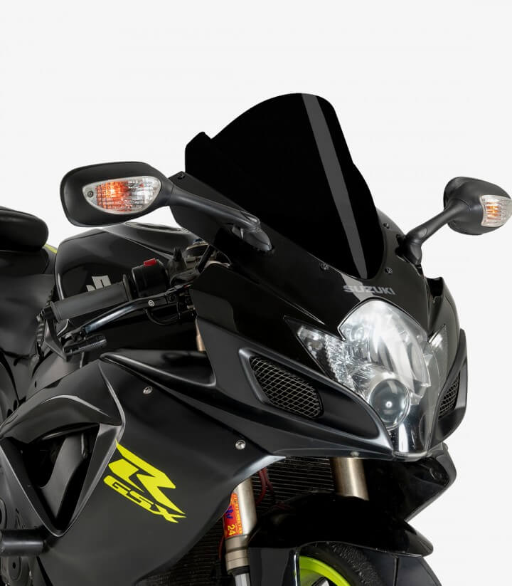 Windschild Puig Z-Racing Suzuki GSX-R600 (06-07), GSX-R750 (06-07) Schwarz 4055N