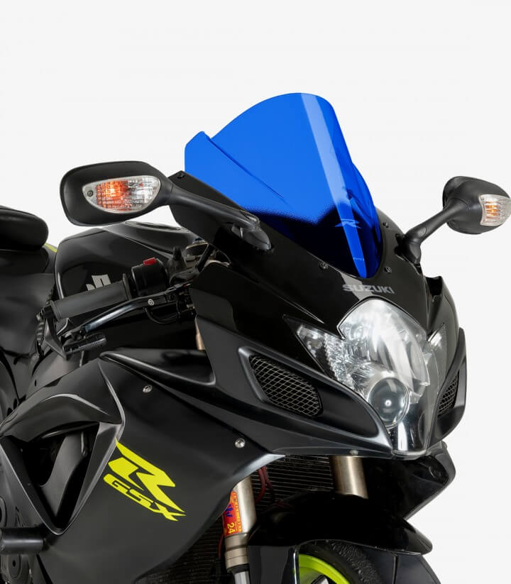 Suzuki GSX-R600 / GSX-R750 (2006 - 2007) Puig Z-Racing Blue Windshield 4055A