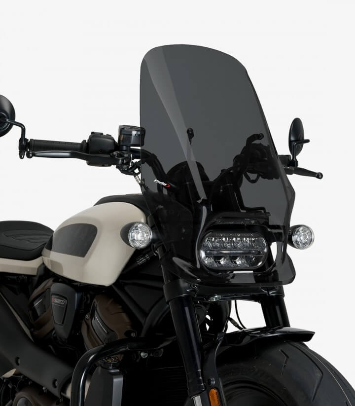 Cúpula Puig New Generation Touring Harley Davidson Sportster S RH1250S (2021 - 2024) Ahumado oscuro 21322F