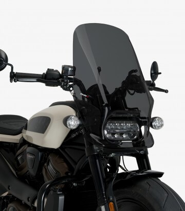 Windschild Puig New Generation Touring Harley-Davidson Sportster S RH1250S (21-26) Dunkel getönt 21322F