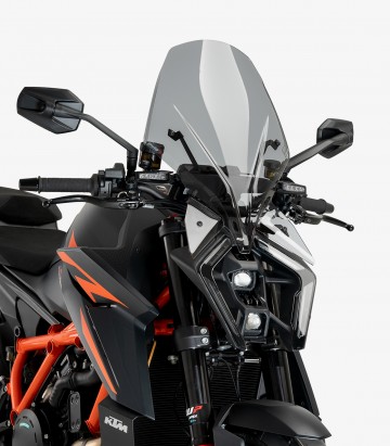 KTM 1390 Super Duke R / EVO (2024) Puig New Generation Touring Smoked Windshield 21907H