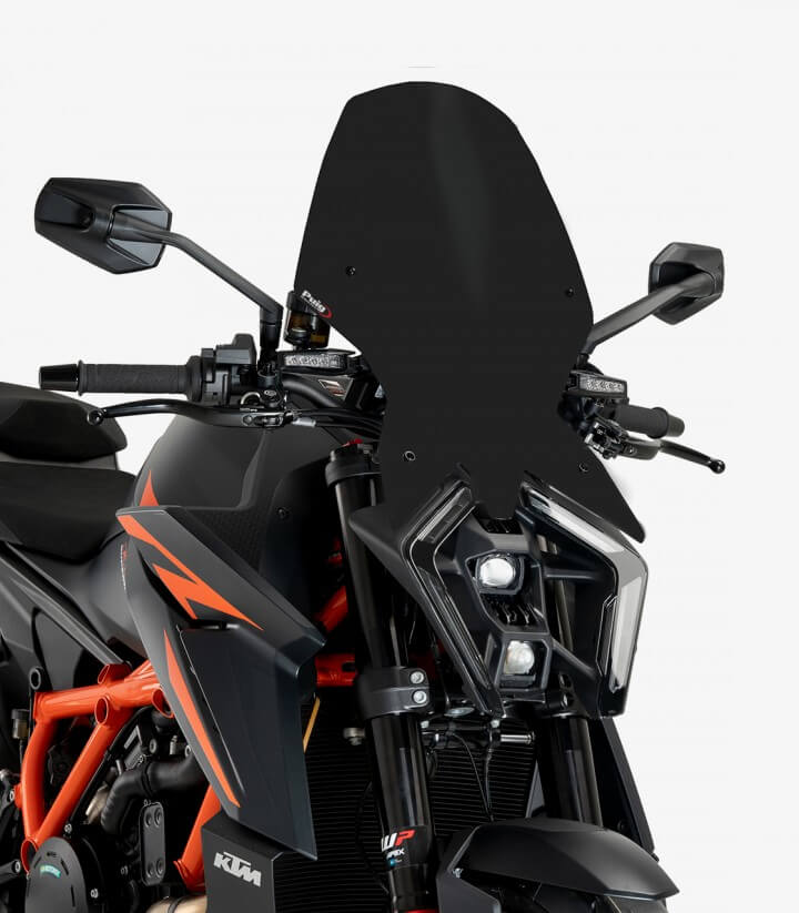 Windschild Puig New Generation Touring KTM 1390 Super Duke R (24-26) Mattschwarz 21907J