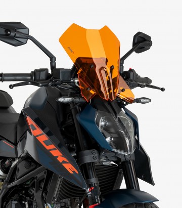 KTM 125/390 Duke (2024) Puig New Generation Touring Orange Windshield 21998T