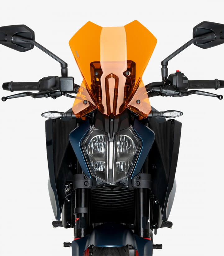 Cúpula Puig New Generation Touring KTM 125/390 Duke (2024) Naranja 21998T 21998T